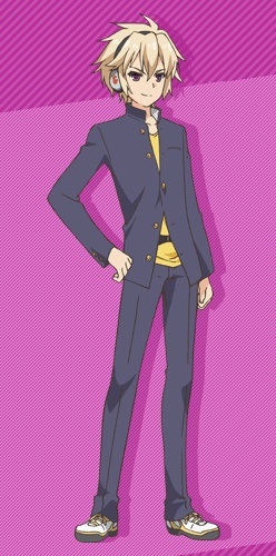HD wallpaper: yellow haired female anime character, Mondaiji-tachi