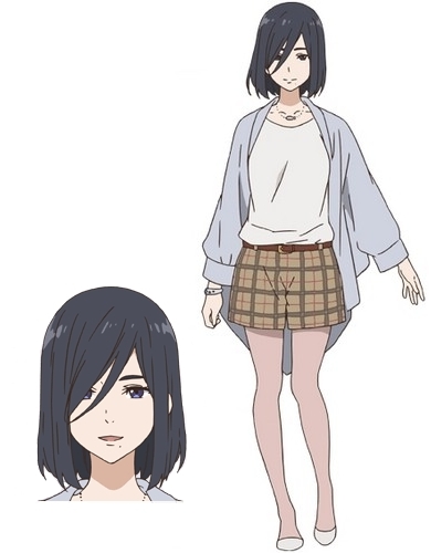 Beautiful model sheet from kyokai no kanata