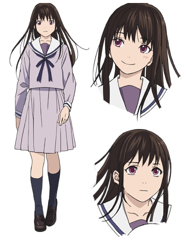 Hiyori Iki is another main character in Noragami. She's a very likable  character. =D