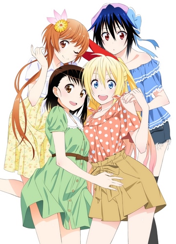 Nisekoi False Love Character Mashup Anime  Art Board Print for Sale by  shizazzi
