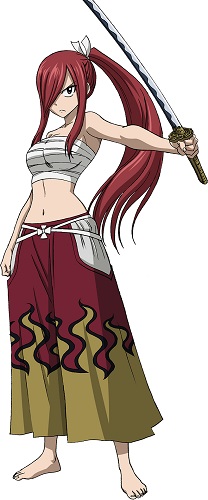 Erza Scarlet Lucy Heartfilia Pajamas Fairy Tail Anime, fairy tail, manga,  fictional Character png | PNGEgg