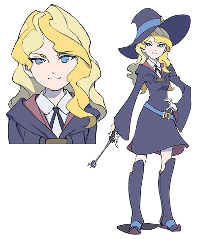 Athah Anime Little Witch Academia Akko Kagari Diana Cavendish Lotte Yanson  Sucy Manbavaran 13*19 inches Wall Poster Matte Finish Paper Print -  Animation & Cartoons posters in India - Buy art, film,