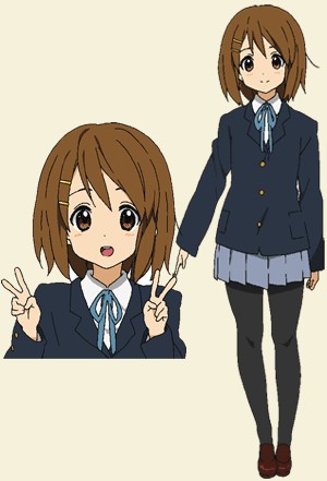 Personagens de anime - Yui Hirasawa - K-on » Anime Xis