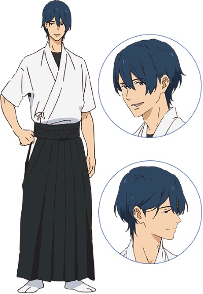 Takigawa, Masaki - Tsurune. OMG his hair