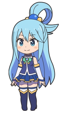 KonoSuba Anime Light novel Manga Aqua, Anime, fictional Character, cartoon,  pixiv png | Klipartz