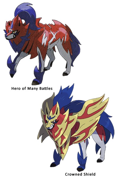 Pokemon In Action (+ Digimon) — Crowned Shield Zamazenta used