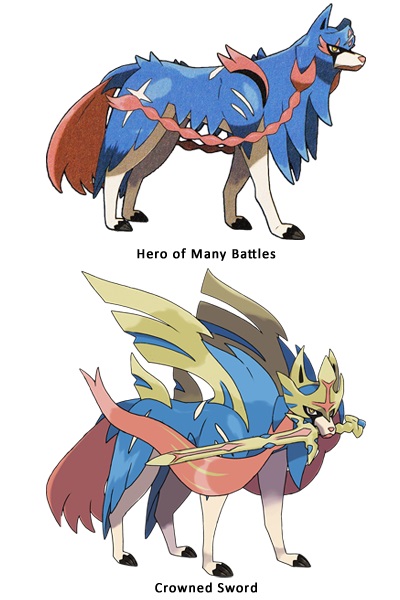 Zacian Hero of Many Battles / Zacian Crowned Sword Pokemon 