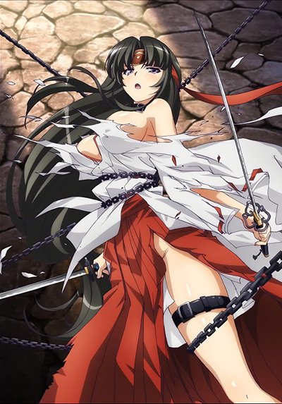 Anime queens blade tomoe with huge breast hentai