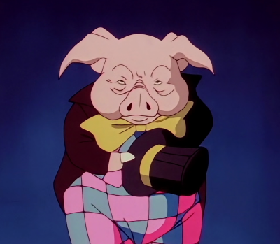 cartoon of pig anime